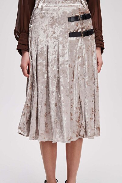 Livia Knee-Length Wide Cut Skirt