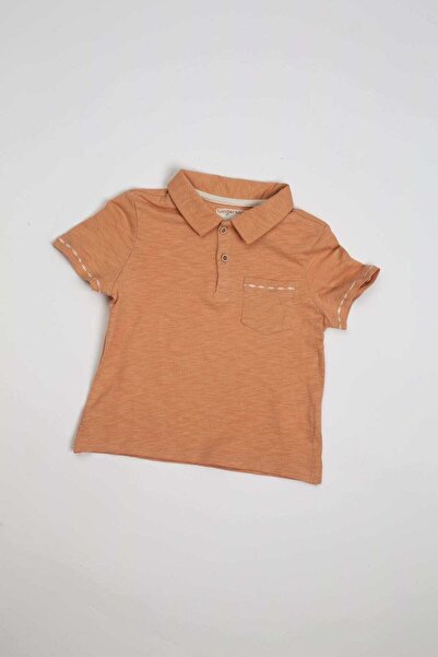 Gingersnaps Embroidered Boys' Polo T-Shirt with Chest and Sleeve Detail