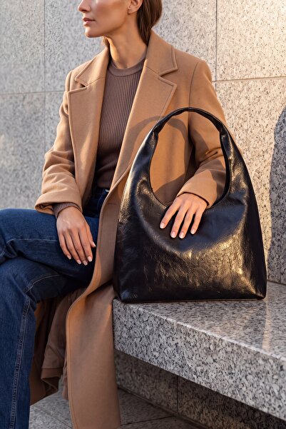 Marjin Women's Large Volume Single Handle Soft Form Daily Shoulder Bag Zeray ...