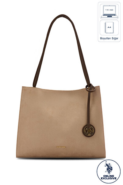 U.S. Polo Assn. Beige Women's Shoulder Bag Us26806 Online Exclusive