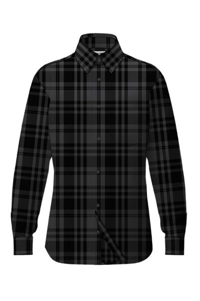 Jack & Jones Πουκάμισο ανδρικό 12299163 "James" γκρι asphalt