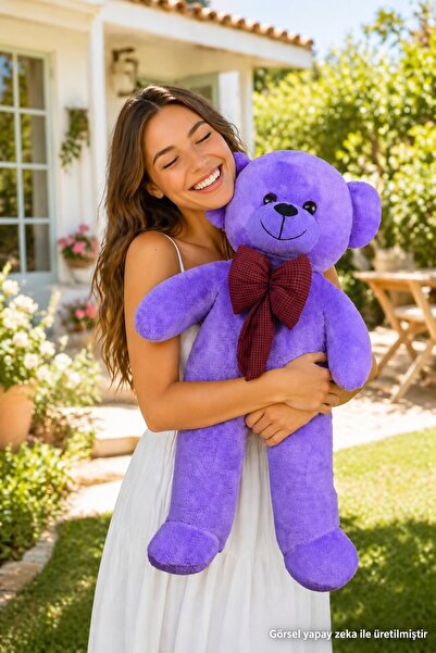 ÖZGÜNER 90 Cm Papyonlu Ayıcık(%100 Yerli)