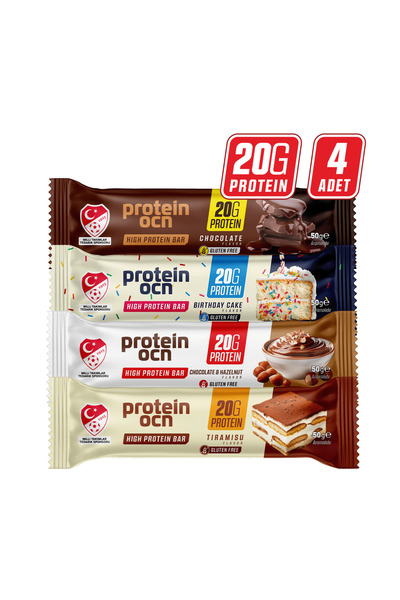 Proteinocean Protein Bar - Karma Kutu - 50g X 4 Adet