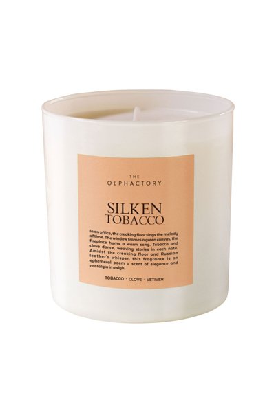The Olphactory Lumânare parfumată cu tutun Silken, 310 g