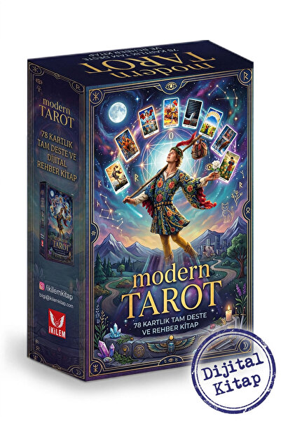 İkilem Yayınevi Modern Tarot / 78 Kartlık Tam Deste ve Dijital Rehber Kitap