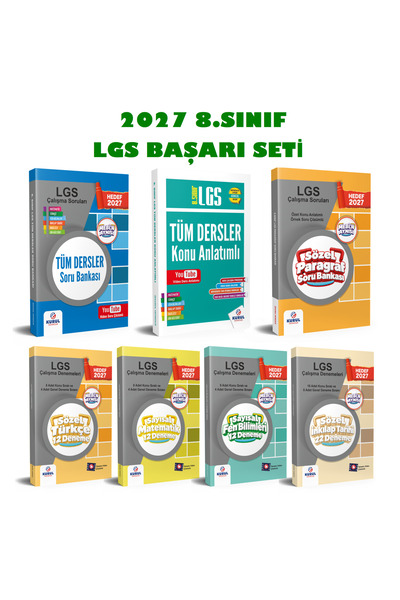 Kurul Yayıncılık 2027 8.sınıf Lgs Başarı Seti