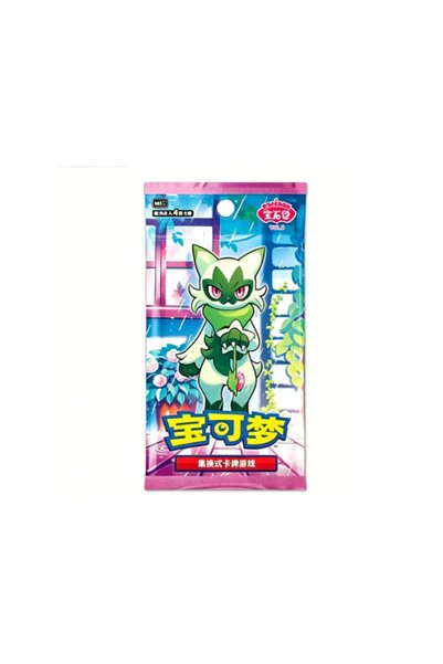 Pokemon TCG حزمة بطاقات بوكيمون TCG جيم باك المجلد 5 الصينية - حزمة تعزيز فردية تحتوي على 4 بطاقات