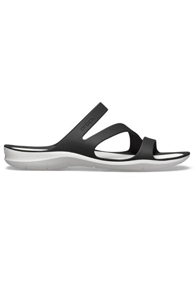 Crocs Sandale Swiftwater pentru femei, papuci 203998-66 Negru/alb