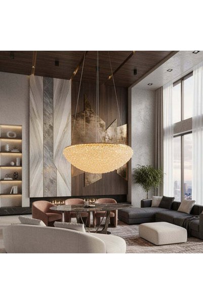 edc LED Pendant Chandelier ENZO NEST Golden Sponge