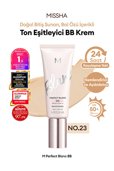 Missha Aydınlatıcı&Ton Eşitleyici Çok Fonksiyonlu BB Krem M Perfect Blanc BB ...
