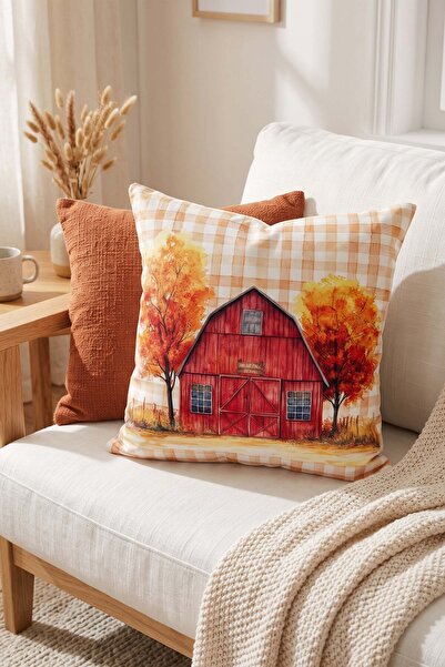 decofav Pumpkin Road – Farma Jesen Navlaka za jastuk Digitalna štampa komada ...