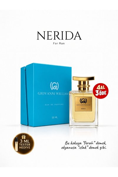 Giovanni William Nerida V.2 Erkek Parfüm Yazlık Deniz (Megamare) Özel Çalışma...