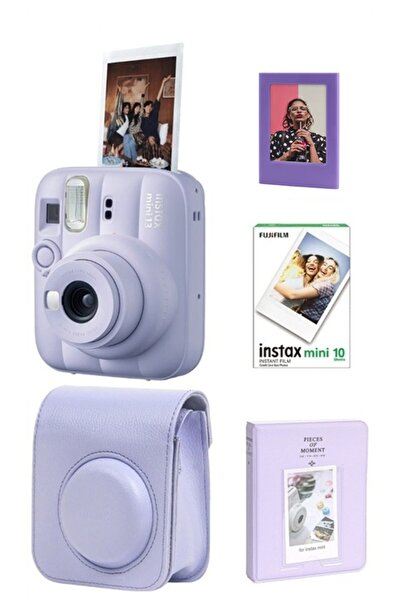 Fujifilm Instax Mini 13 Fotoğraf Makinesi- Çanta 10'lu Film 64'lü Albüm Mıkna...