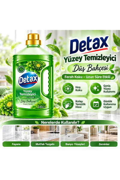 Detax Yüzey Temizleyici 2450 ml Rüya Bahçesi