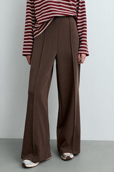 Oysho Super High Rise modal Brushed düz pantolon