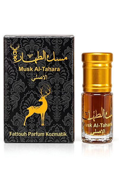 MUSK AL TAHARA Black deer musk 3ml Original Alcohol Free