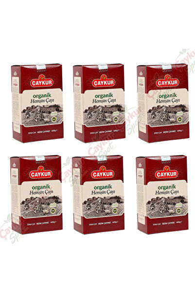 Çaykur ORGANİK HEMŞİN ÇAYI 400 GR X 6 ADET ORGANİK TARIM EKOTAR SERTİFİKALI S...