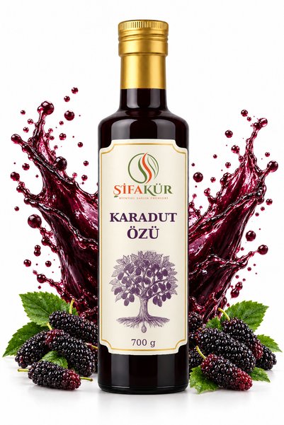 ŞİFAKÜR BİTKİSEL SAĞLIK ÜRÜNLERİ Karadut Özü 700 g Doğal Katkısız Şeker İlavesiz