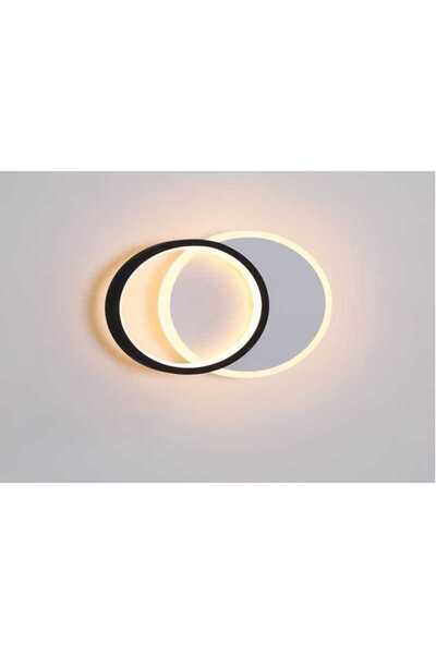 edc Lampă de perete LED alb-negru 10W cu 3 funcții 3000K/ 4000K/ 6500K 5 x 18...