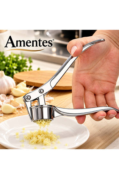 Amentes Paslanmaz Sarımsak Ezici