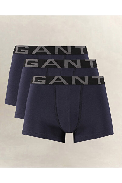 Gant Erkek Lacivert 3'lü Boxer