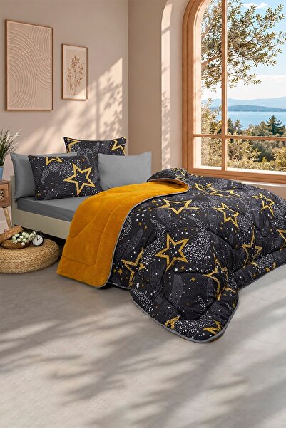 Sudemhome Double Size Double-Sided Welsoft Sleep Set with Fluffy Fleece Quilt...