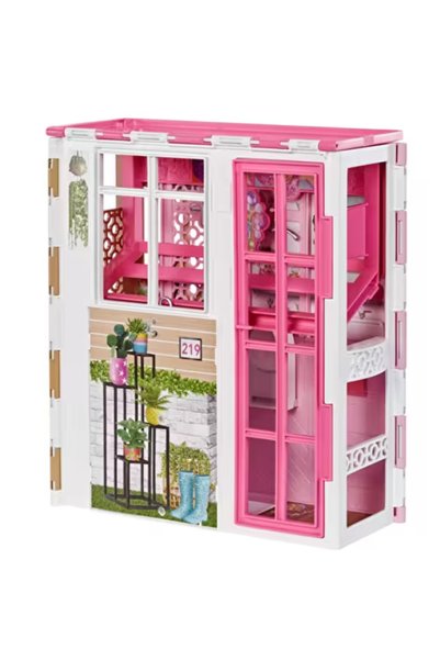 Barbie 'nin Taşınabilir Portatif Evi Yeni Seri Hcd47