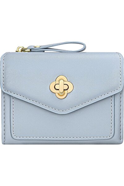 Arabest Women's Small Bifold Wallet,RFID Blocking PU Card Holder,Zipper Coin ...