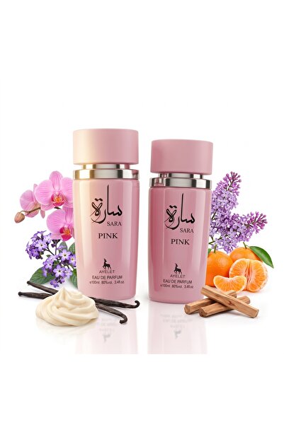 Ayelet Set de 2 parfumuri orientale pentru femei - Sara Pink 100ML - EDP