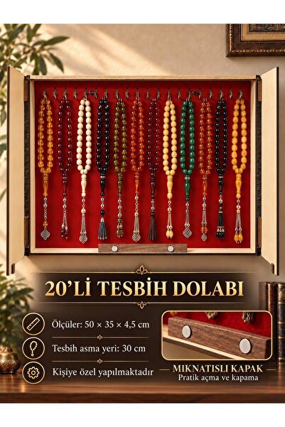 Mbreklamm 20'Lİ KADİFELİ TESBİH DOLABI