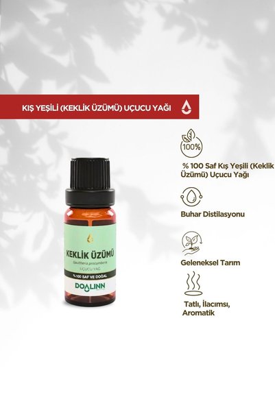 Doalinn Keklik Üzümü Uçucu Yağı (Gaultheria procumbens) 10 ml.