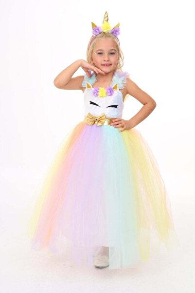 Gadget Gear Στολή για κορίτσια Unicorn Party - Πολύχρωμο και διασκεδαστικό σχ...