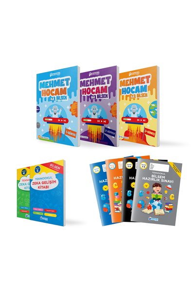 Teknookul Yayınları BİLSEM TABLET SINAVI MEHMET HOCAM İLE BİLSEM VE SEVİYE 4-5