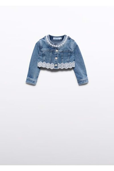 Abel & Lula Baby Girl Denim Jacket Blue