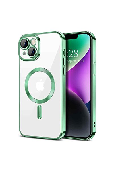 Gekko Mobile Магнитен силиконов калъф за iPhone 15 с вграден MagSafe пръстен,...