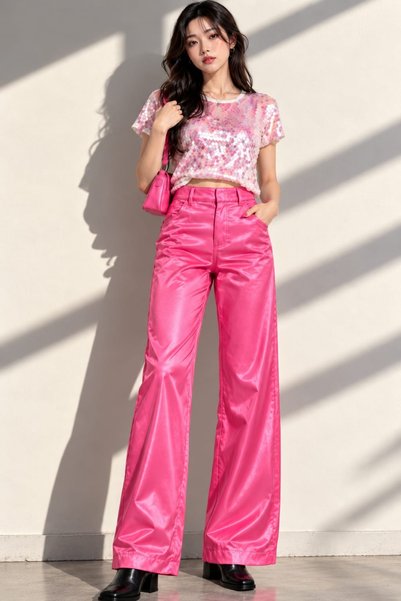 coho moda Manifest Women's Satin Trousers