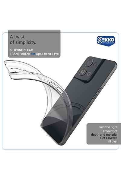 Gekko Mobile Husă din silicon gel pentru OPPO A58 5G Transparentă Ultra-subțire 0.33mm