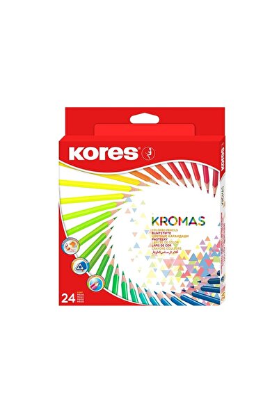 kores 24 TRIANGULAR COLORED PENCILS
