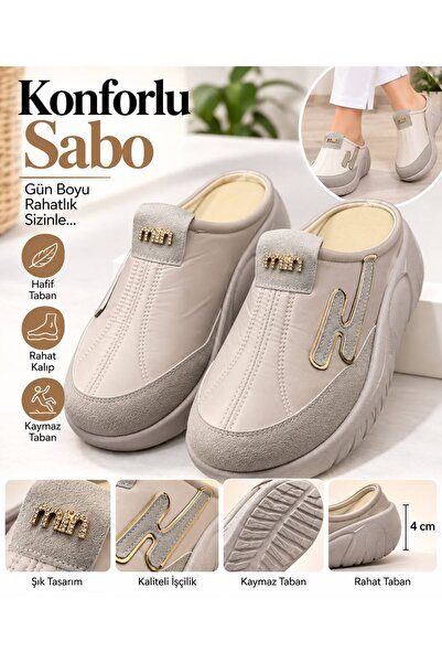 MÜJERİL'S Nova Women's Thin Sole Orthopedic Sabo Doctor Nurse Hospital Chef S...
