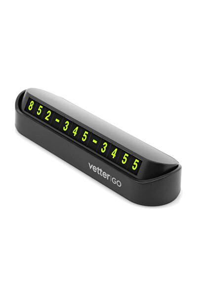 Gekko Mobile Suport de parcare retractabil, tip Click-and-Hide, cu cifre magn...