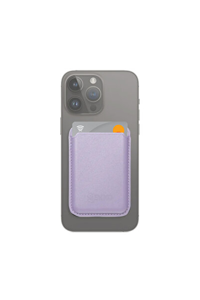 Gekko Mobile Gekko WalletMag Магнитен портфейл MagSafe за карти (лилаво небе)