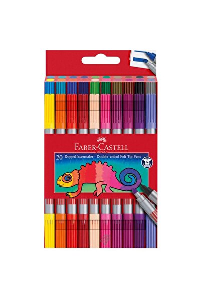 Faber Castell Çift Taraflı Keçeli Kalem 20 Renk 151119