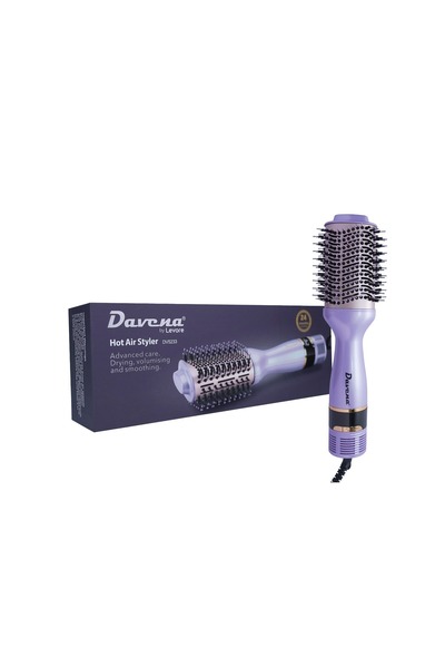 Davena داڤينا إيربرش لتجفيف وتصفيف الشعر 1000 واط - DV5233 أرجواني