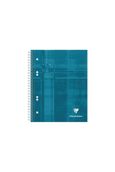 Clairefontaine Тетрадка със спирала A5+, 90 листа, Clairefontaine Bind'O Bloc...