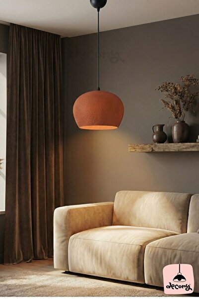 decory Elysium Modern Dokulu Avize, Pinterest Tarzı Tekli Sarkıt Avize (Biopl...