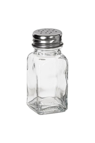 OEM Solnita de Sticla Transparenta cu Capac Metalic 4x4x9.5cm - Solnite, Buca...
