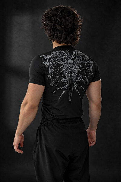 Liber TheGauntlet - Tricou de compresie (NEGRU)