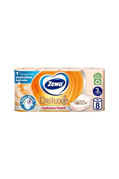 Zewa Toilet Paper 3-Ply 8/Pack Peach