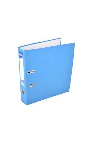 Noki Laminated Lever Arch File 5cm Light Blue