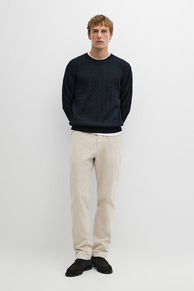 Massimo Dutti Slim fit kadife pantolon